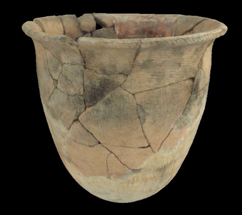 縄文時代初頭の丸底深鉢形土器