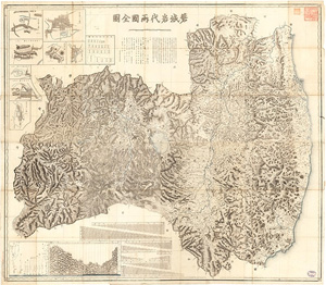 古地図と現代地図の比較