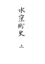 水窪町史　上