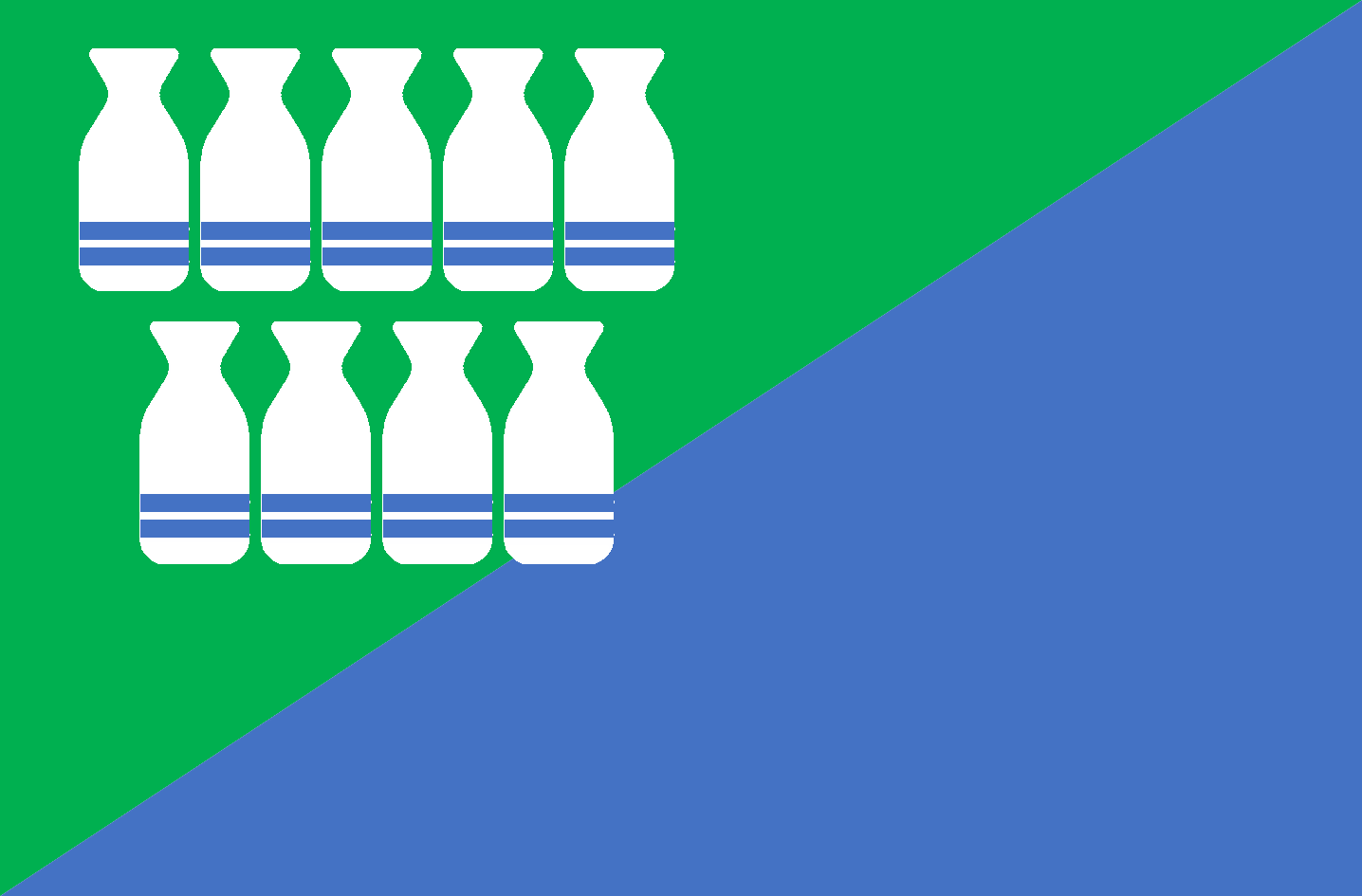 新しい市旗のデザイン例