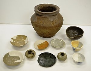 霊山経塚遺跡出土品 画像