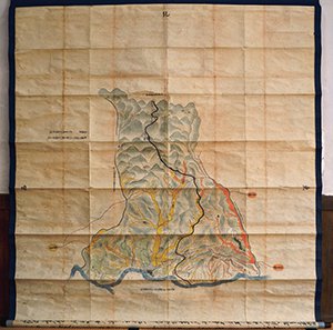 伊賀山城国境幕府裁定地図 画像