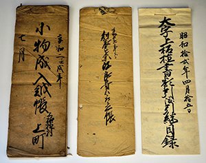 上柘植村文書 画像