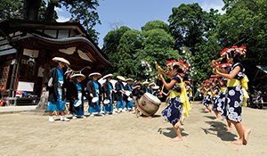 比自岐神社の祇園踊 画像