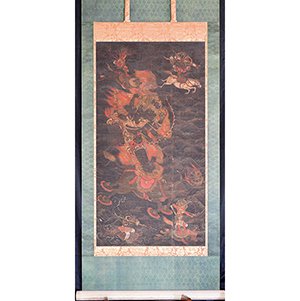 絹本着色大威徳明王像 画像