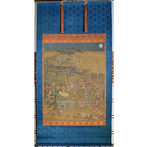 絹本着色仏涅槃図 画像
