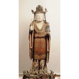 木造天部形立像(伝梵天像・伝帝釈天像) 画像