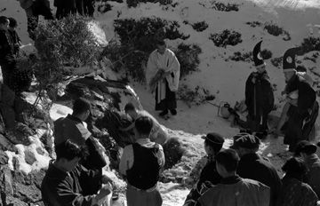 新野の雪祭り・お滝入り(みそぎ)