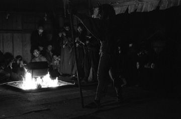 坂部の冬祭り・たいきり面