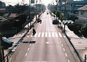 106あかしあ通り学園東小東交差点 南方向 : 平成9年度