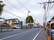 105あかしあ通り学園東小東交差点 北方向 : 平成24年度