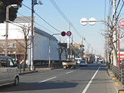 105あかしあ通り学園東小東交差点 北方向 : 平成25年度