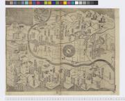 作州勝開田庄内四国霊場移惣絵図