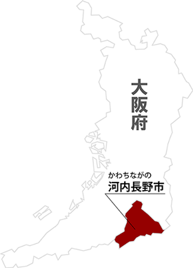 大阪府河内長野市地図