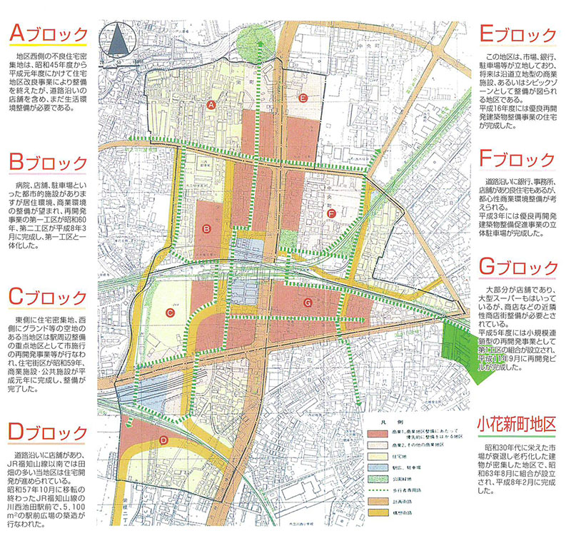 対象地域の7つの区分