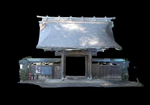 海岸寺山門 修理後