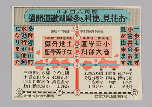 多摩湖鉄道・小平学園等関係資料