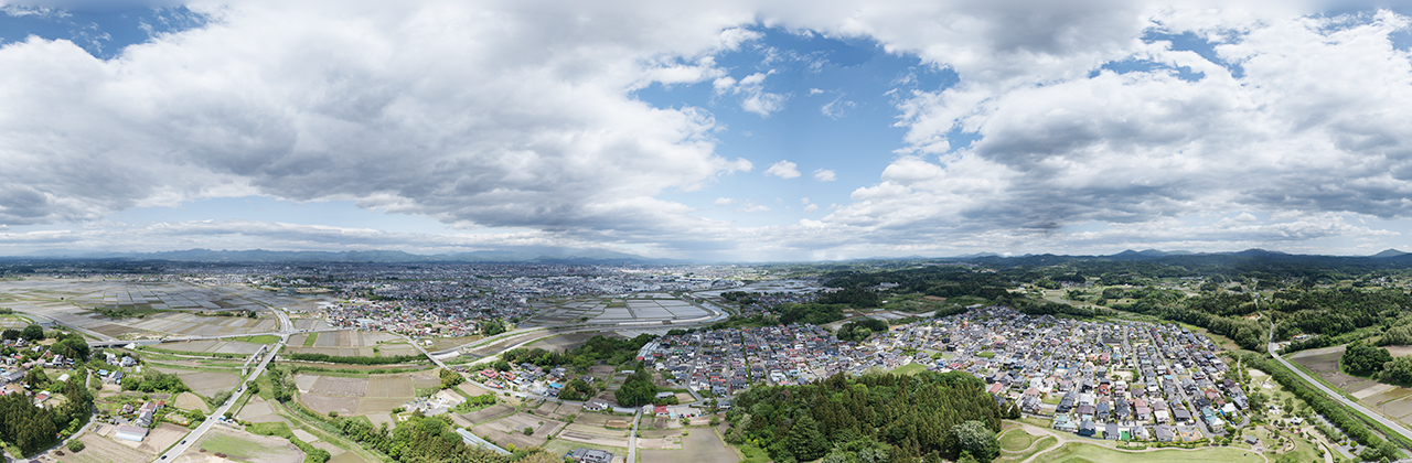 大安場史跡公園上空