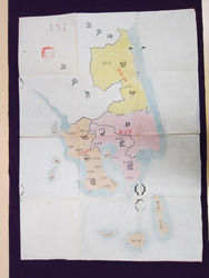 三県鹿児島・都城・美々津分界之図