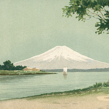 風景画富士山