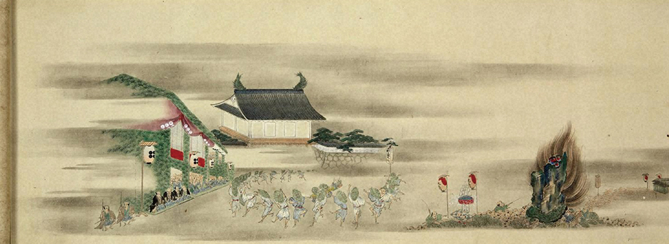 江戸時代の祇園祭の様子