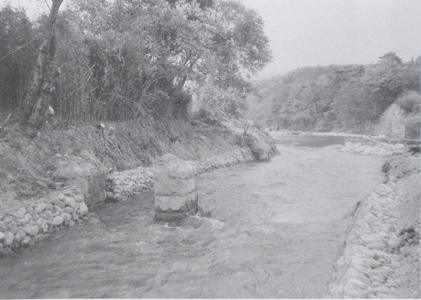 第二次取入口からの導水路