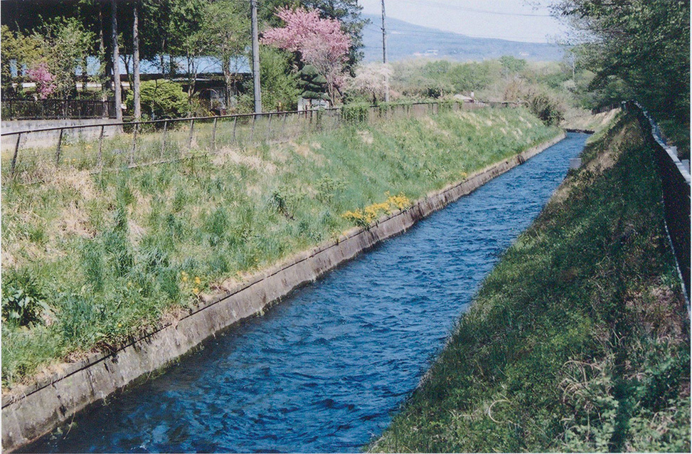 第一分水口上流部の本幹水路