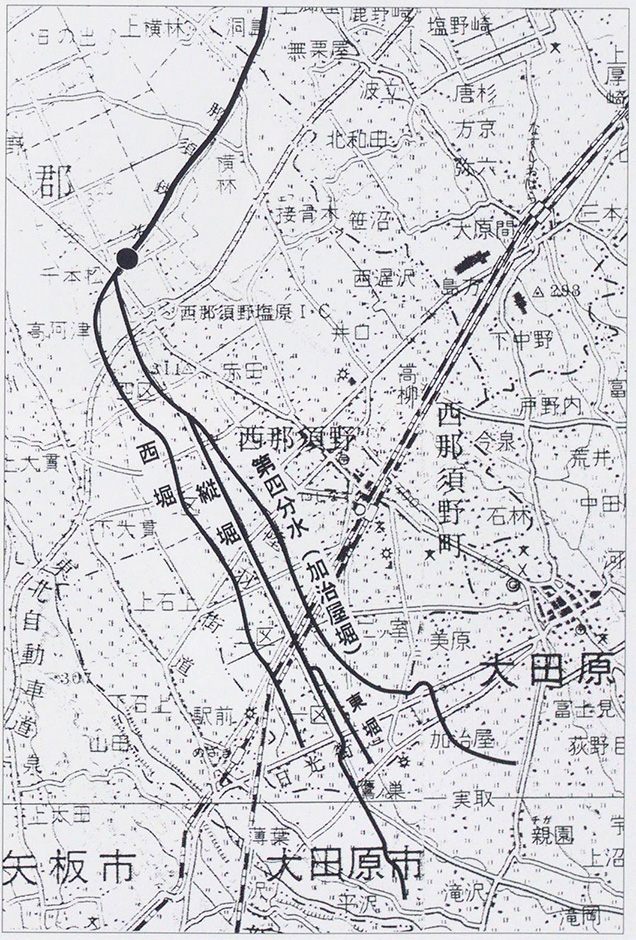 第四分水路線図