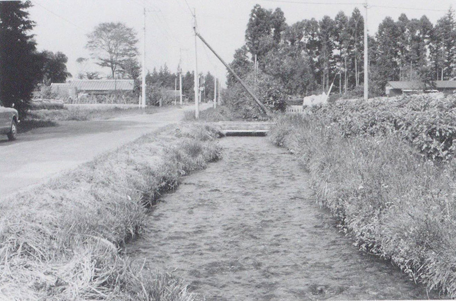 改修前の四区町の第四分水縦堀