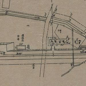 湯津上停車場平面図