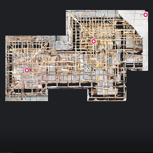 荻外荘3Dウォークスルー（小屋組（屋根の骨組み））（令和6年1月公開）