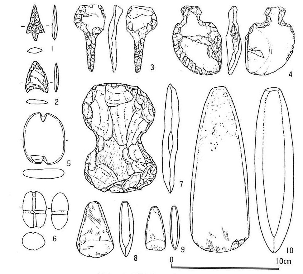 石錐 石匙 石鏃 縄文石器 ④-