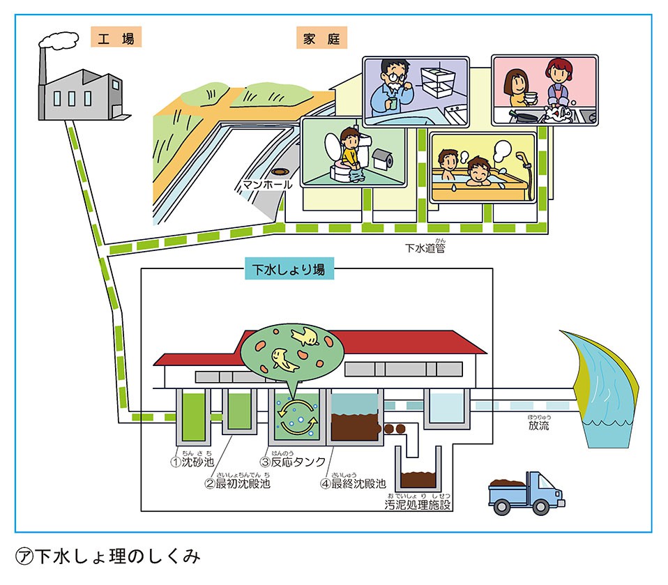 下水しょ理のしくみ