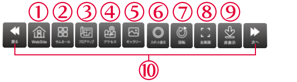 メニューバー