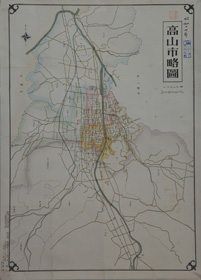 高山市略図（学校区範囲）