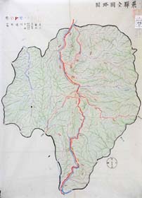 飛騨全図略図