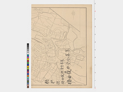 徳島市街地図部分