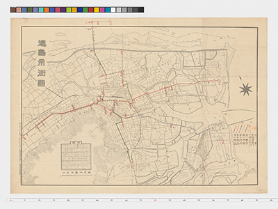 徳島市街図