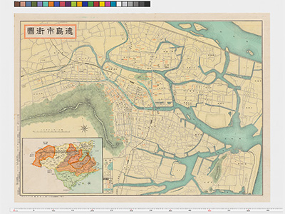 徳島市街図