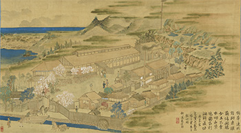 東金製糸場真景図