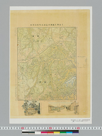 明治時代の東金地図