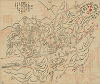 三州長篠古戦場図