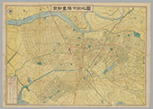 最新豊橋市街地図 番地入 縮尺:一万分の一 昭和18年の画像