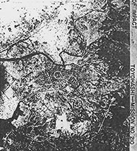 豊橋市街地目標写真（空襲前）の画像