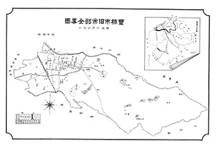 豊橋市旧市部全略図の画像