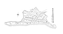 牛川町土地区画整理地区予定図の画像