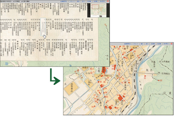 市街図画面